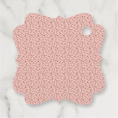 Boho A Little Ray of Sunshine Girl Baby shower Bedankjes Labels (Achterkant)