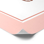 Boho A Little Ray of Sunshine Girl Baby shower Poster (Hoek)