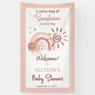 Boho A Little Ray of Sunshine Girl Baby shower Spandoek