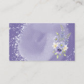 Boho A Little Wildflower Baby Shower Diaper Raffle Informatiekaartje (Achterkant)