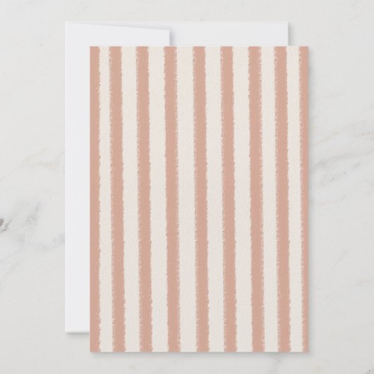 Boho A Sweet Baby is onderweg naar het Baby shower Kaart (Achterkant)