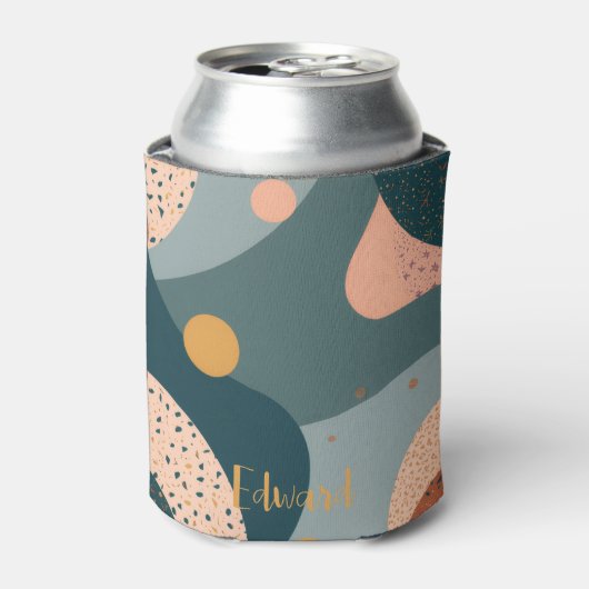 Boho aangepaste naam blikjeskoeler (Blikje Voorkant)