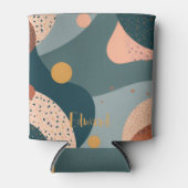 Boho aangepaste naam blikjeskoeler (Voorkant)