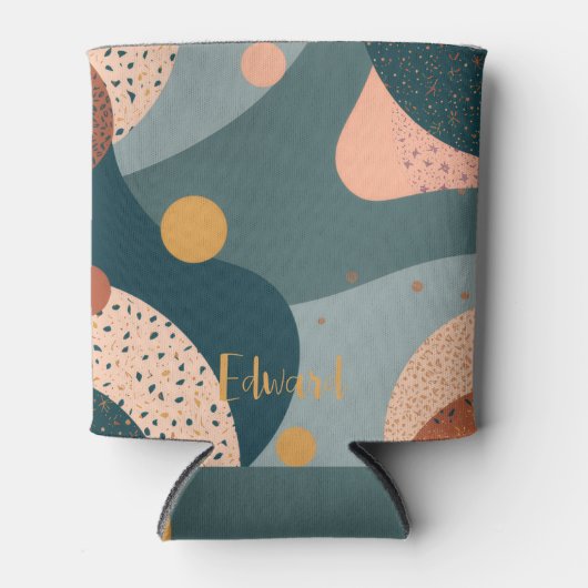 Boho aangepaste naam blikjeskoeler (Voorkant)