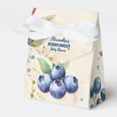 Boho aardbei bessen zoet Baby shower Bedankdoosjes (Voorkant Zijde)