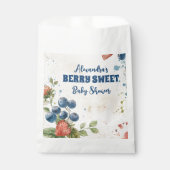 Boho aardbei bessen zoet Baby shower Bedankzakje (Voorkant)