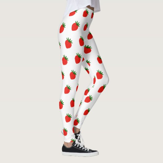 Boho Aardbei Broek - Aangepaste Besprint  Leggings (Rechts)