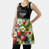 Boho Aardbei Schort - gepersonaliseerd bloemontwer (Insitu)