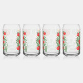 Boho Aardbeien Blikvorm Glas (Rechts)