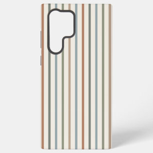 Boho Aardetoon Verticale Strepen Minimalistisch Pa Samsung Galaxy Hoesje