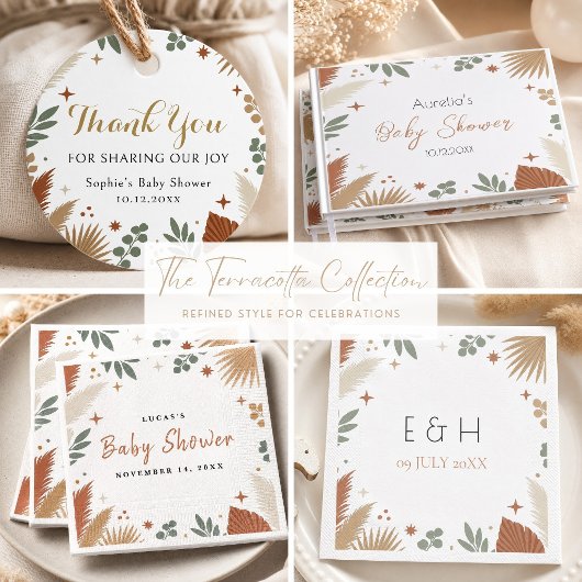 Boho Aards Botanisch Echt Folie Gastenboek