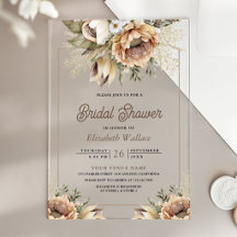 Boho Aardse Bloemige Taupe Bruidsmeisjesfeest