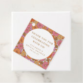 Boho Aardse Bloemrijke Bruiloft Feest Dank Je Wel Bedankjes Labels (In situ)