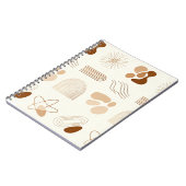 Boho Abstract Aesthetic Journa Notitieboek (Linkerzijde)