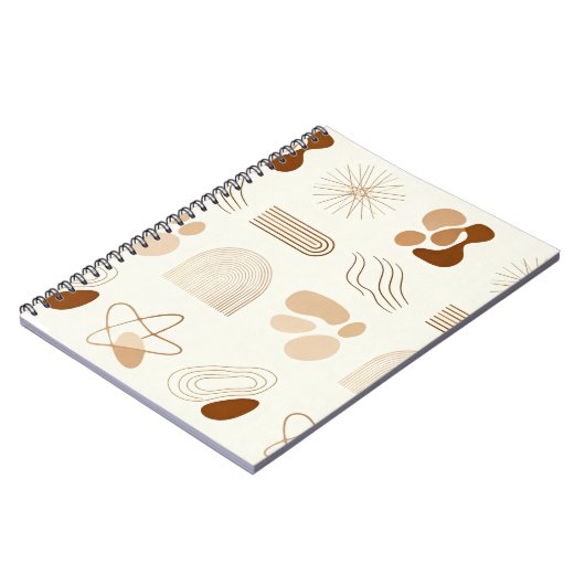 Boho Abstract Aesthetic Journa Notitieboek (Linkerzijde)