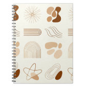 Boho Abstract Aesthetic Journa Notitieboek (Voorkant)