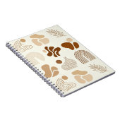 Boho Abstract Aesthetic Journal Notitieboek (Rechterzijde)