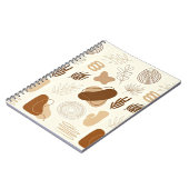 Boho Abstract Aesthetic Journal Notitieboek (Linkerzijde)