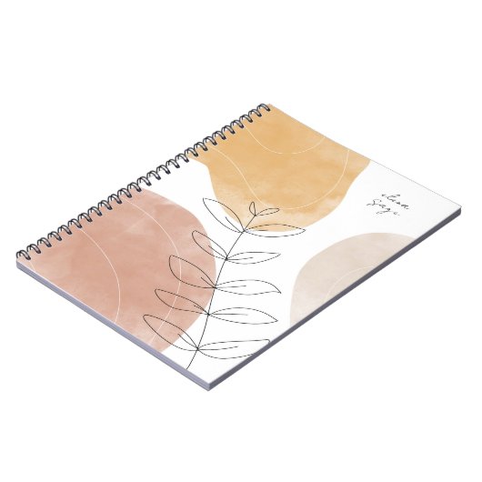 Boho Abstract Art Journal Notitieboek (Linkerzijde)