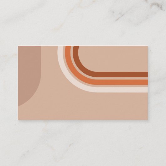 Boho Abstract Beige Place cards Plaatskaartje (Achterkant)
