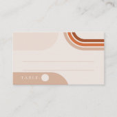 Boho Abstract Beige Place cards Plaatskaartje (Voorkant)