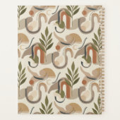 Boho Abstract Botanisch Notitieboek Omslag Achterg (Achterkant)