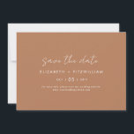 Boho Abstract | Caramel Mocha Wedding Save The Date<br><div class="desc">Boho Abstract | Caramel Mocha Wedding Bewaar de datum</div>
