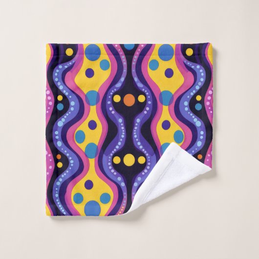 Boho Abstract colorful 18 Bad Handdoek (Wasdoekje)