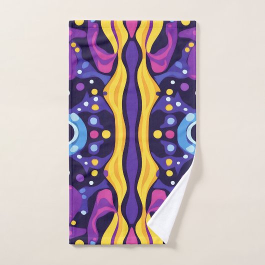 Boho Abstract colorful 19 Bad Handdoek (Handdoek)
