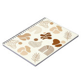 Boho Abstract Esthetisch Dagboek Notitieboek (Linkerzijde)