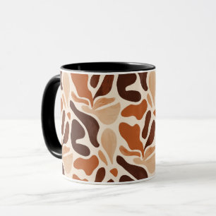 Boho Abstract Flow Mok – Zachte Vorm Compositie