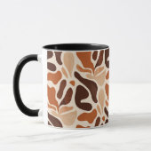 Boho Abstract Flow Mug – Soft Shape Composition Mok (Links)
