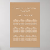 Boho Abstract | Gentle Fawn Trouwstoel Poster (Voorkant)