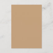 Boho Abstract | Gentle Fawn Wedding Details Informatiekaartje (Achterkant)