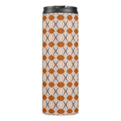 Boho Abstract Geometric Desert Terracotta Monogram Thermosbeker (Achterkant)