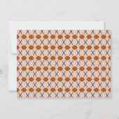 Boho Abstract Geometric Desert Terracotta Personal Notitiekaartje (Achterkant)