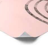 Boho Abstract geometrisch Poster (Hoek)