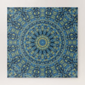 Boho Abstract Groovy Van Gogh Sterrennacht Mandala Legpuzzel (Horizontaal)