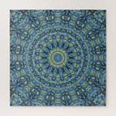 Boho Abstract Groovy Van Gogh Sterrennacht Mandala Legpuzzel (Verticaal)