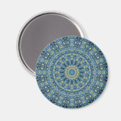 Boho Abstract Groovy Van Gogh Sterrennacht Mandala Magneet (Voorkant / Achterkant)