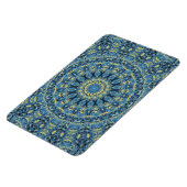 Boho Abstract Groovy Van Gogh Sterrennacht Mandala Magneet (Linkerzijde)