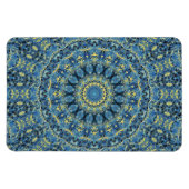 Boho Abstract Groovy Van Gogh Sterrennacht Mandala Magneet (Horizontaal)
