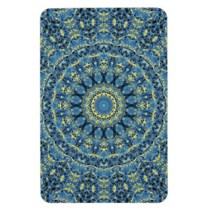 Boho Abstract Groovy Van Gogh Sterrennacht Mandala Magneet