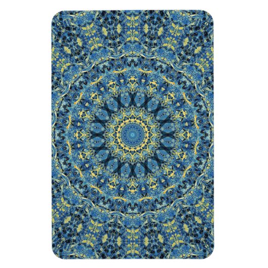Boho Abstract Groovy Van Gogh Sterrennacht Mandala Magneet (Verticaal)