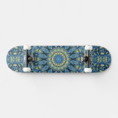Boho Abstract Groovy Van Gogh Sterrennacht Mandala Persoonlijk Skateboard (Horizontaal)