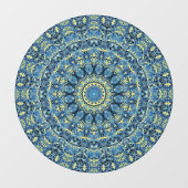 Boho Abstract Groovy Van Gogh Sterrennacht Mandala Raamsticker (Vel)