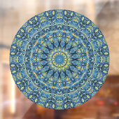 Boho Abstract Groovy Van Gogh Sterrennacht Mandala Raamsticker (Vel 2)