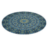 Boho Abstract Groovy Van Gogh Sterrennacht Mandala Snijplank (Hoek)