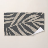 Boho Abstract Grunge Palmbladeren Patroon Bad Handdoek (Handdoek)