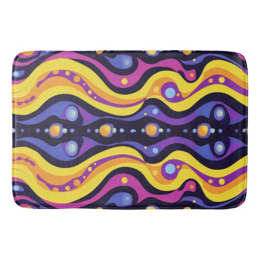 Boho Abstract kleurrijk 10 Badmat (Voorkant)